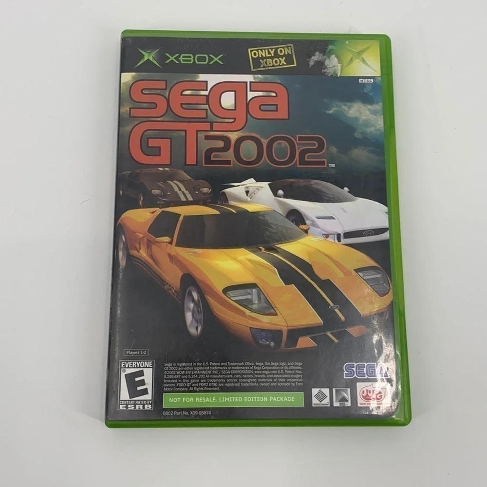 Xbox Sega GT 2002 & Jetset Radio Future Combo Disc Video Game